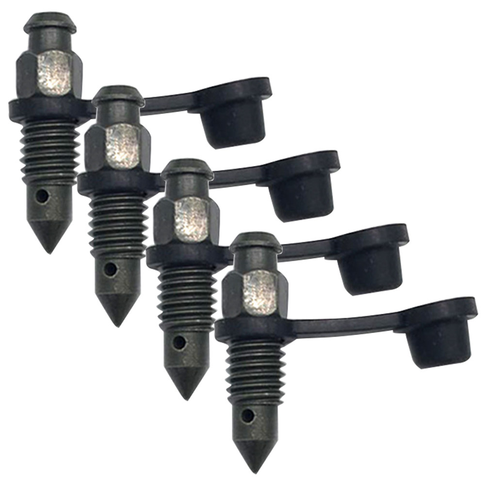 Brake Bleeder Kit - 1Set Premium RVS Motorfiets Remontluchter Schroefdop