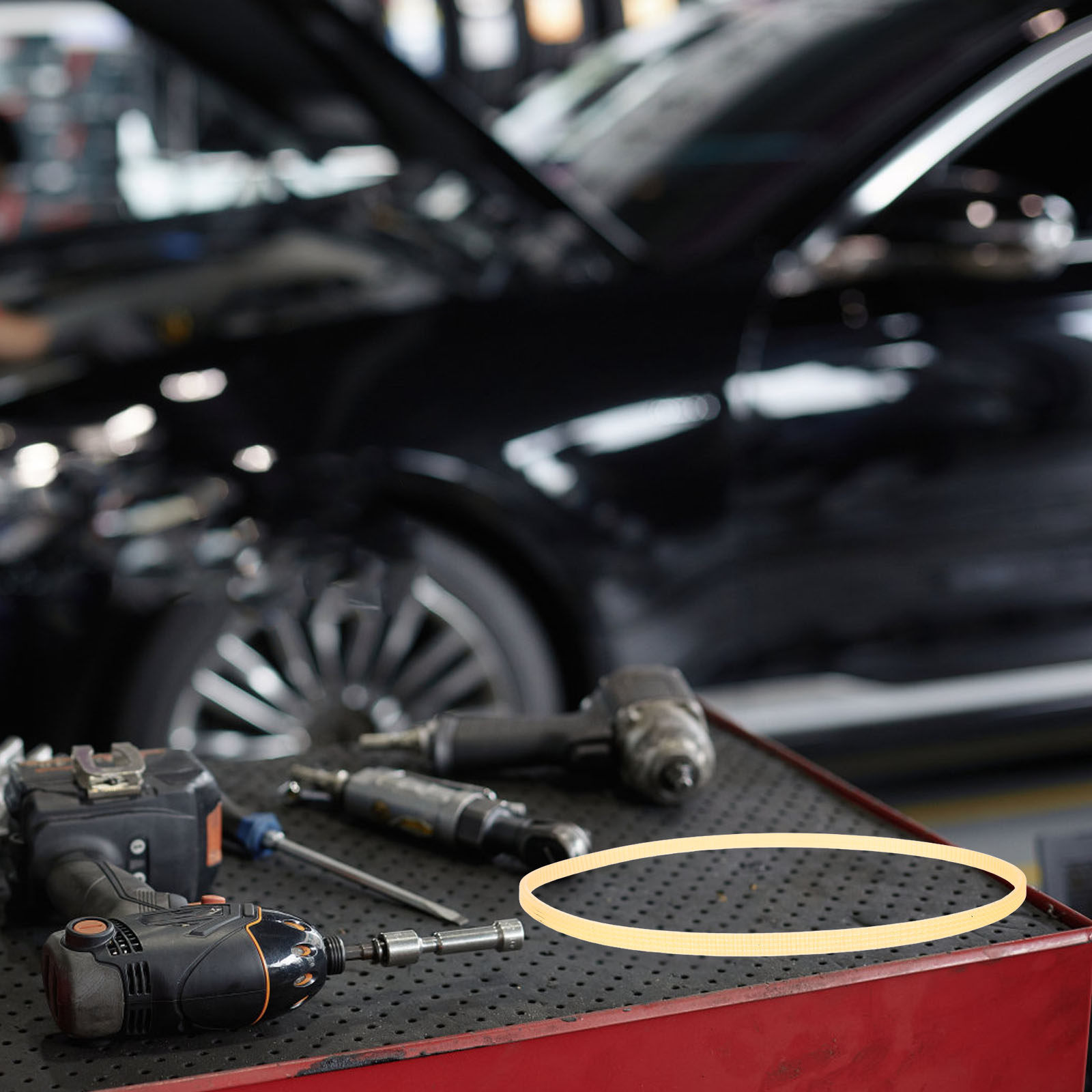 Auto Repair Shops - Transmissieriem van polyurethaan, rekbaar, voor wielbalanceringsmachine,