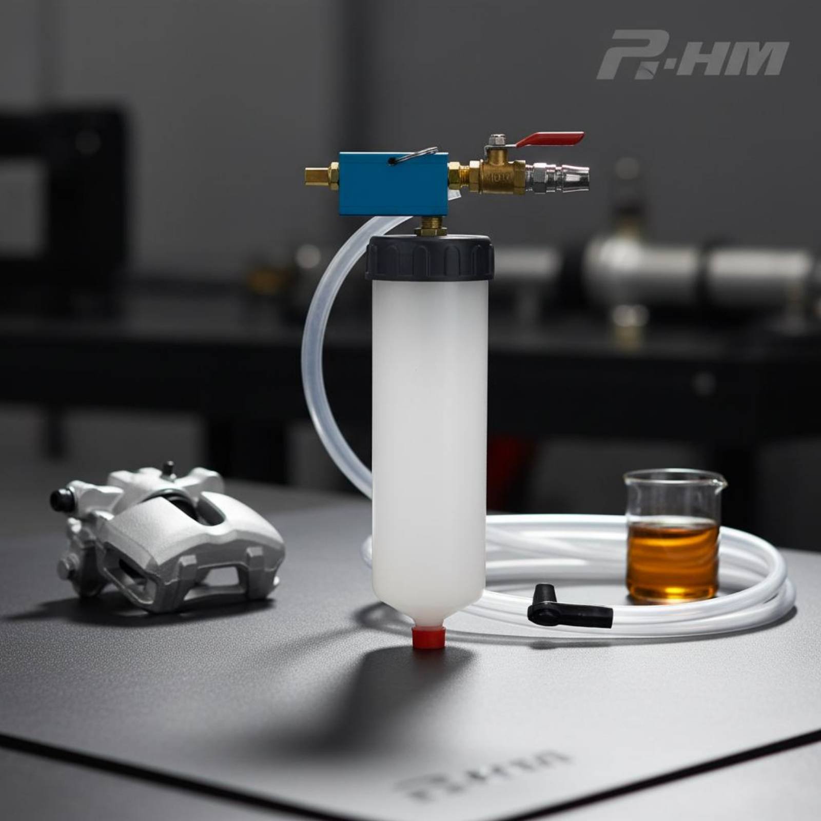 Brake Bleeder Kit - Pneumatische remontluchter Luchtloze vulling Remvloeistofwisselmachine Koppelingsvloeistofontluchter