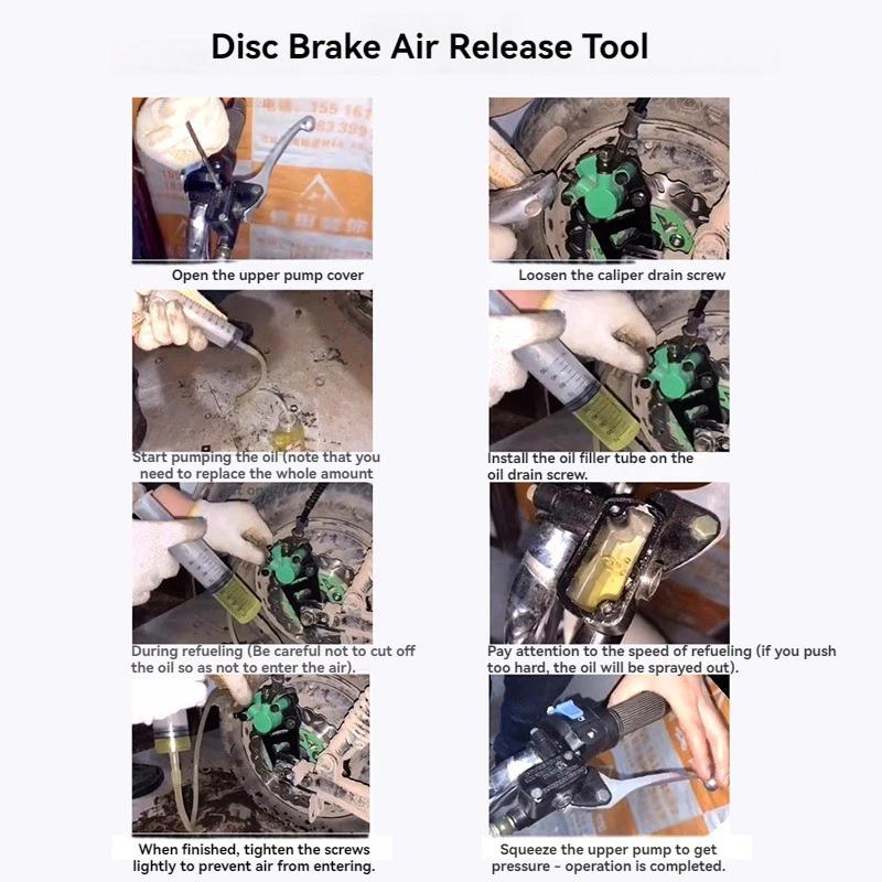 100ml Universele motorfiets re - Brake Bleeder Kit recensie en prijs