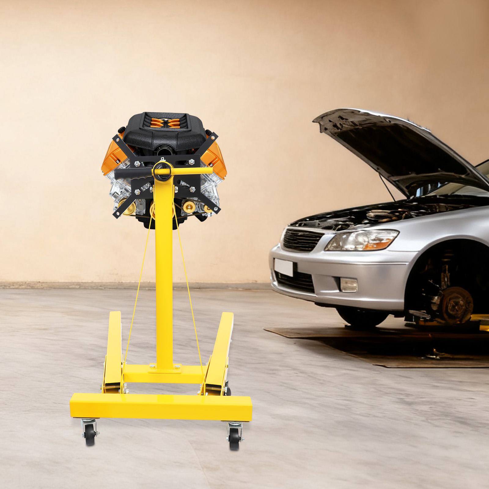 Motorstandaard 2000 LB, zware  - Engine Stand Heavy Duty recensie en prijs