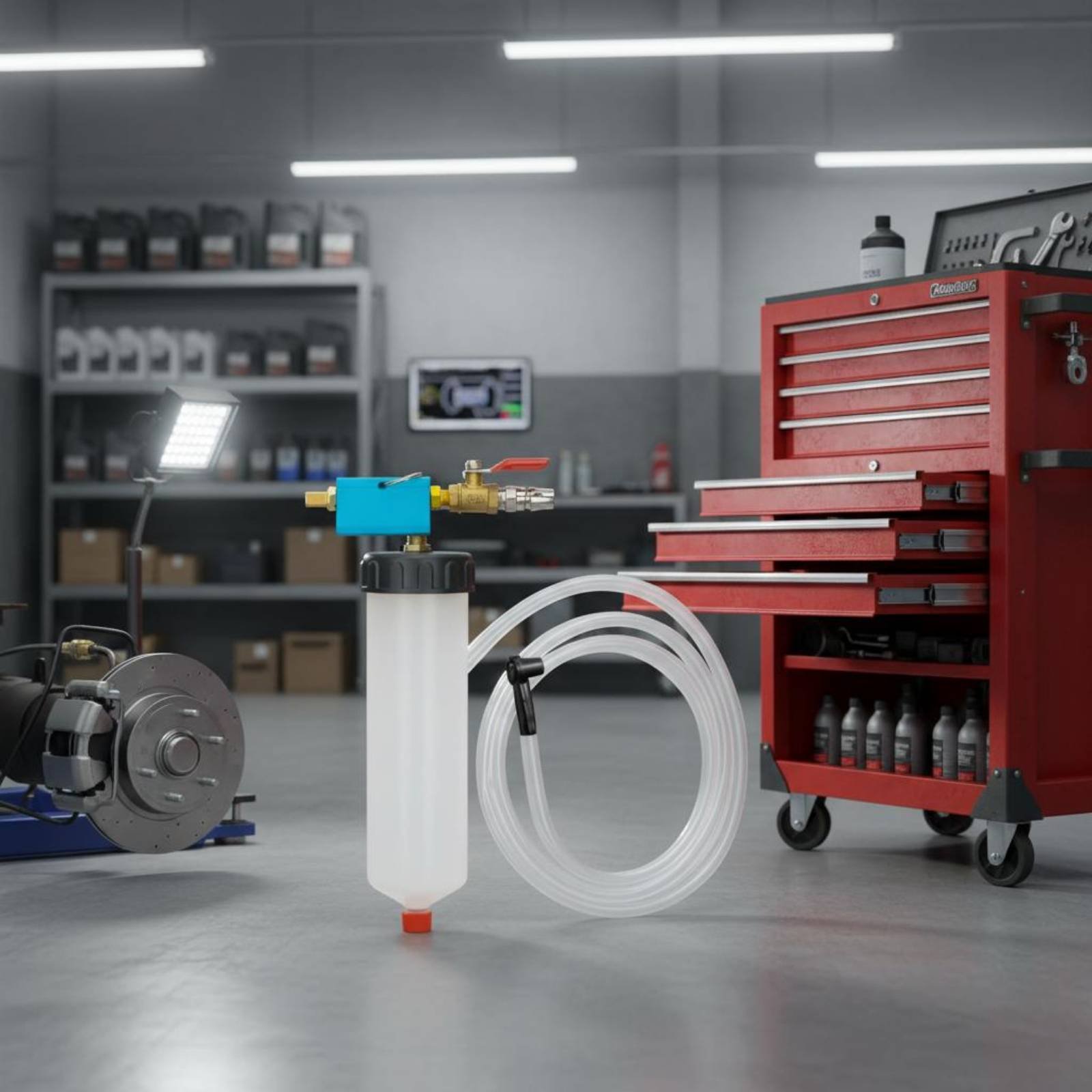 Pneumatische remontluchter Luc - Brake Bleeder Kit recensie en prijs