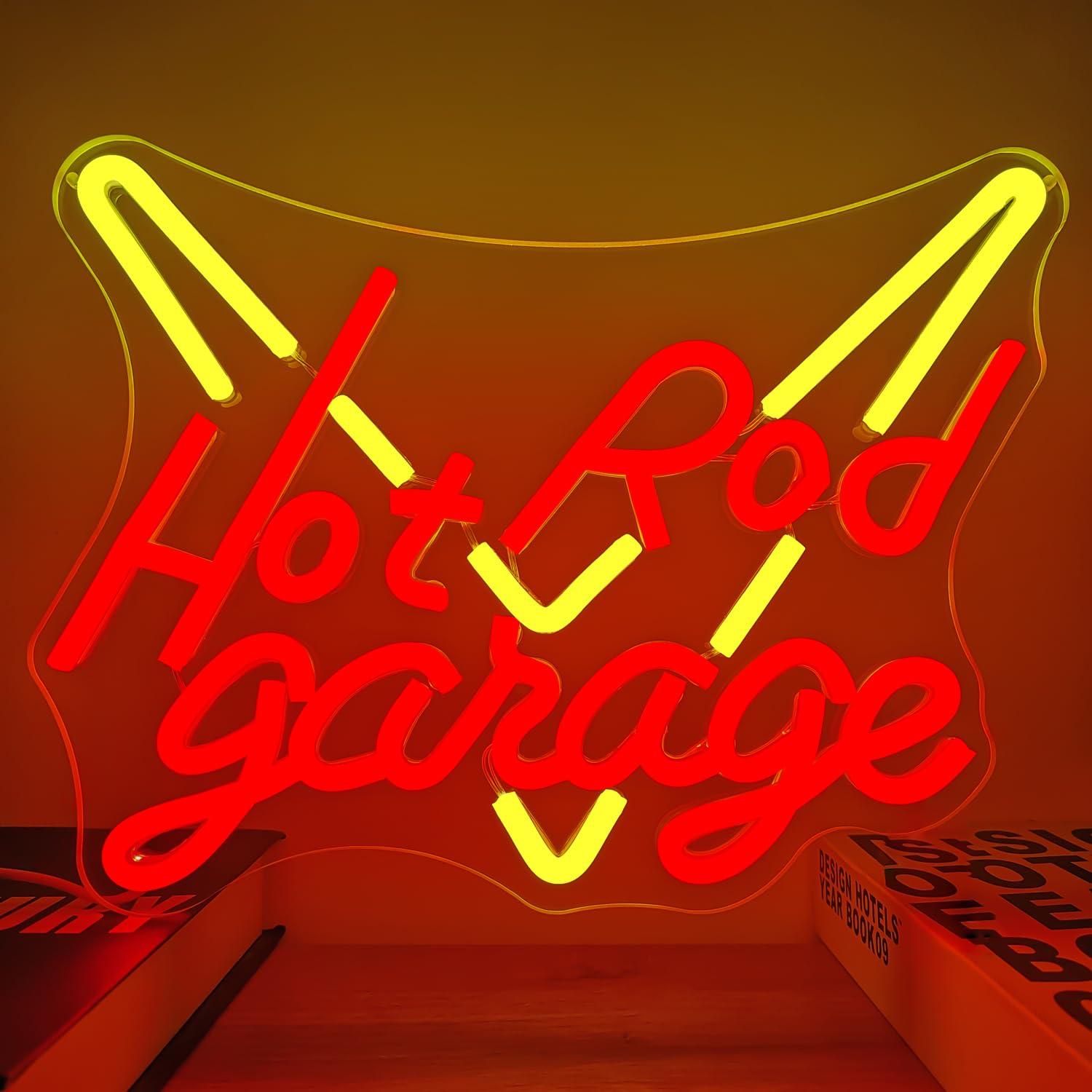 Hot Rod Garage Neonbord USB Di - Auto Repair Shop Signs recensie en prijs