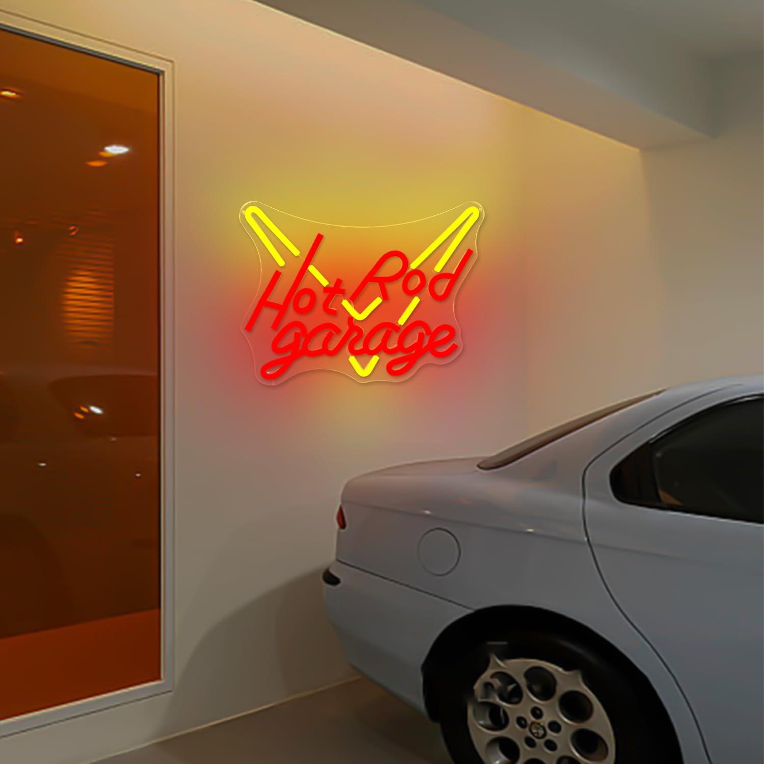 Hot Rod Garage Neonbord USB Di - Auto Repair Shop Signs recensie en prijs